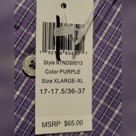 Brand New 17-17.5 Nick Graham Dress Shirt - Picture 4 of 4